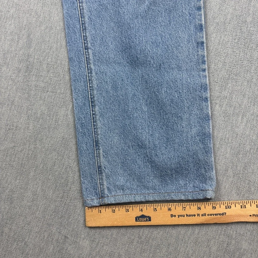 Vintage Carhartt Jeans Mens 35X34 Fit 35X32 Blue Denim Loose Fit Straight B167‎